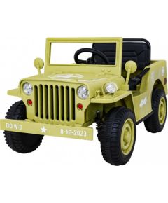Ramiz Auto na akumulator Retro Wojskowy Beżowy Jaunumi, Bērnu preces