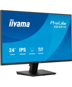 Iiyama ProLite X2491H-B1 (60.5 cm (23.8 inches), black (matt), FullHD, IPS, HDMI, DP, 120Hz panel) Monitori