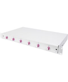 Digitus fiber optic splice box, 1U, equipped, LC, OM4 (gray) Wireless Routers