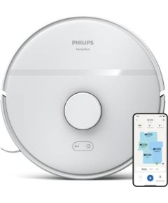 PHILIPS XU2000/25 2000. sērijas Putekļsūcējs robots ar mazgāšanas funkciju, Bagless White Wet and Dry Пылесосы - Роботы