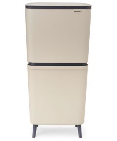 Brabantia atkritumu tvertne šķirošanai SortUp Recycle Bin Hi, 20+25l, soft beige Мусорные контейнеры