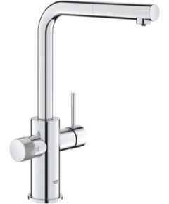 virtuves izlietnes maisītājs ar izvelkamo dušu Grohe Blue Pure Minta (bez filtra!), hroms Virtuves jaucējkrāni