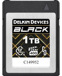 Delkin CFexpress 4.0 BLACK | Type B | R3630/W3130 (VPG400) 1TB Atmiņas kartes micro SD SDHC