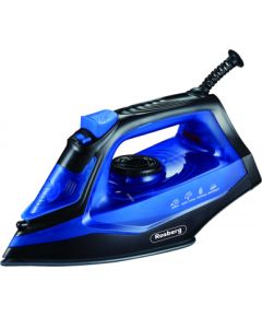 Gludeklis Rosberg R51050G, 2200W, 160ml., Keramikas šķīvis, Zils ar melnu Gludekļi un sistēmas