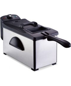 Fritieris Oliver Voltz 55RP51980P, 2000 W, 3L  Noņemams katls, vāks un filtrs, nerūsējošais tērauds Multifunkcionālie katli