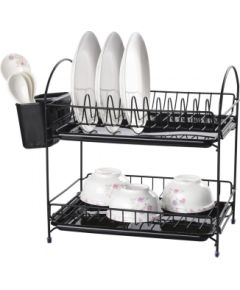 Trauku žāvētājs Rosberg 55R53000EB, melns, 34×23×35.5 cm Citi trauki