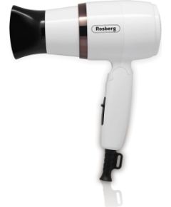 Matu fēns Rosberg R51100J, 1600W, balts, salokāms rokturis Matu fēni