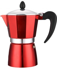 Cuban coffee maker Rosberg R51173BP9, 9 cups, Aluminum, Red Kafijas aparāti