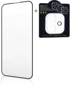 iLike Apple  iPhone 14 X2 Super Set 2.5D Edge Full face Tempered Glass + Camera Glass Ekrānu aizsardzība