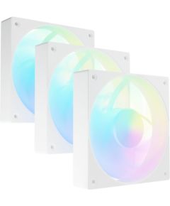 Fury Sai S12 ARGB PWM, 3-pack Fan White Korpusu dzesēšana