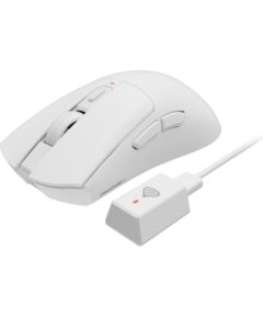 Genesis Gaming Mouse Zircon 880 Pro 8k Wireless 2.4GHz, Bluetooth White Peles, ievadierīces