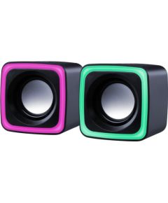 DEFENDER SOLAR 7 2.0 6W LED USB SPEAKERS 65117 Aудио-видео