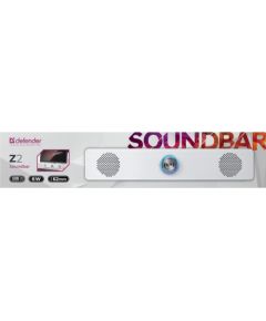 DEFENDER SOUNDBAR Z2 6W LED WHITE Mājas kinozāles, akustika (Soundbars)