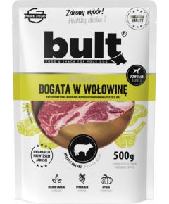 BULT mielonka bogata w wołowinę saszetka dla psa 500g Suņu barība