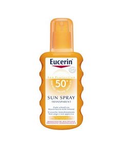 Eucerin Clear Sun Spray SPF 50 - Transparent spray tanning 200ml Ķermeņa kosmētika