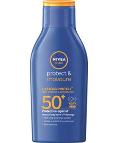 Nivea Sun Protect & Moisture Milk SPF 50+ - Ochranné mléko 100ml Smaržas - NESAKĀRTOTS