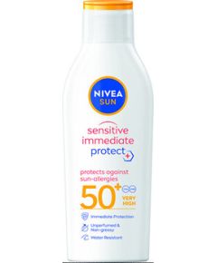 Nivea Sun Sensitive Protect SPF 50+ - Ochranné mléko pro citlivou pokožku 200ml Духи и косметика