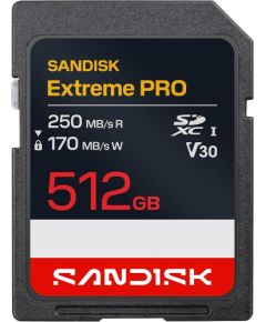 SanDisk EXTREME PRO SD UHS-I 512GB SD V30 Jaunumi - Datori