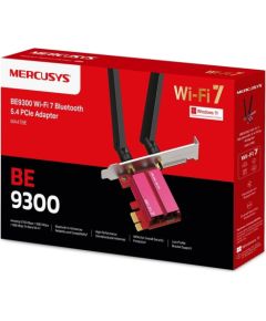 Tīkla karte MERCUSYS MA47BE WiFi7 PCIe adapter (BE9300,2,4GHz/5GHz/6GHz,Bluetooth5.4) Jaunumi - Datori