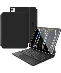 Tech-Protect SMARTCASE MAGNETIC + KEYBOARD IPAD PRO 11” 5 / 6 2024-2025 BLACK Jaunumi - Datori