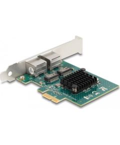 Tīkla karte Delock - Netzwerkadapter - PCIe 2.0 Low-Profile - Gigabit Ethernet x 2 Jaunumi - Datori