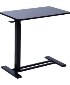 Rakstāmgalds ERGO ar vienu kāju 70x40xH66-106cm, manuāli regulējams, melns Jaunumi -Dārzam