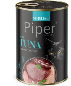 DOLINA NOTECI Piper Sterilised with tuna - wet cat food - 400g Консервы кошек