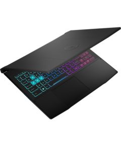 MSI Katana 15 HX B14WGK-061XPL Intel® Core™ i7 i7-14650HX Laptop 39.6 cm (15.6") QHD+ 16 GB DDR5-SDRAM 1 TB SSD NVIDIA GeForce RTX 5070 Wi-Fi 6E (802.11ax) NoOS Black Portatīvie datori