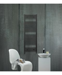 Zehnder dvieļu žāvētājs Aura, 775x600 mm, melns matēts Dvieļu žāvētāji pie apkures