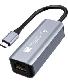 Tīkla karte Techly USB 3.1 Typ C auf RJ45 Adapter Новинки Компьютерная техника