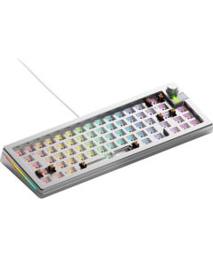 Klaviatūra Glorious GMMK 3 Pro 65 % Custom Gaming-Tastatur - Barebone, ANSI-Layout, silber Jaunumi - Datori