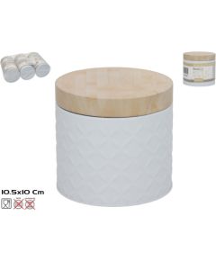 Apaļa metāla kārba 10.5x10.5 cm, DECORLIFE Citi virtuves piederumi