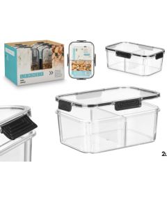 Hermētiska pusdienu kaste ar nodalījumiem, 2 L, 9×24×16.5 cm, 10465, Leknes Citi virtuves piederumi