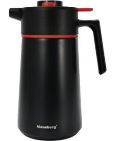 Termoss, 2,5 l, melns, Klausberg, KB 9013. Liela ietilpība 2,5 l. Lieliski piemērots sanāksmēm, konf Termosi