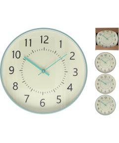 Balts sienas pulkstenis, 3 veidi, 31,5 x 31,5 x 4,5 cm, DECORLIFE Pulksteņi