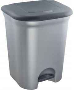 Keeeper Мусорное ведро с педалью для сортировки отходов, 2x11 л, Torge, 37,5x29,5x46 см, светло-серебристый. Новинки Для дома и сада 