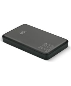 Powerbank 10 000mAh, 1x USB, 2x USB-C, 20W, QC4+, LCD screen, black Power Banks