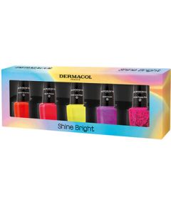 Dermacol Shine Bright Set - Sada neonových laků na nehty Kосметические средства