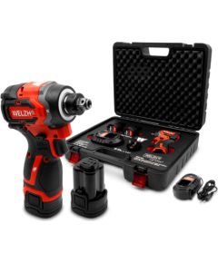 Welzh Werkzeug Mini kompakts akumulatora bezsuku triecienskrūvgriezis 1/2" 360NM Новинки Для дома и сада 