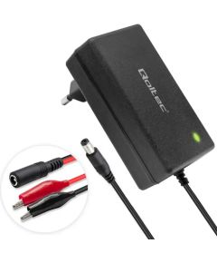 Qoltec Automatic charger for AGM GEL STD batteries | 24V charger | 19.2W | 5.5x2.1 | 1.8m cable Зарядные устройства и стартеры