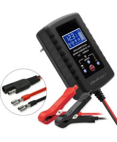 Qoltec Automatic charger for AGM GEL STD 6V/12V battery | 2A | Rectifier with repair function and LED display Зарядные устройства и стартеры