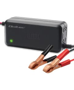 Qoltec Intelligent microprocessor charger 12V 5A | Rectifier for AGM GEL SLA battery | 6 - stage charging Зарядные устройства и стартеры