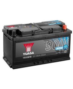 Yuasa 9000 YBX9000 AGM Start Stop Plus 95Ah 850A Startera akumulatoru baterija