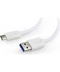 Gembird USB 3.0 AM to Type-C cable (AM/CM), 3m, white