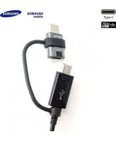 Samsung EP-DG950 USB 2in1 Combo Type-C & Micro USB Data & Charging Cable 1.2m Black (OEM)