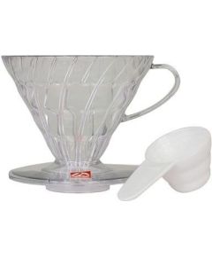 Hario plastikowy Drip V60-02 - Clear Аксессуары для бритвы