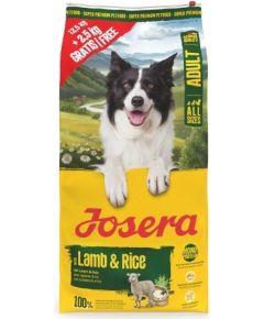 Josera Adult Lamb & Rice 12,5kg+2,5kg Suņu barība