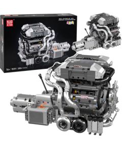 Leantoys Construction Blocks Car Engine V8 Gearbox 2024 el. Новости - Детские товары