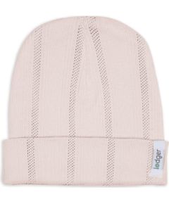 Lodger Beanie Pointelle bērnu cepurīte, Powder, 0-6 mēn. - BEP 023_0-6  Cepurītes
