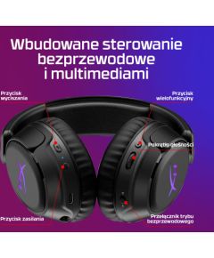 Austiņas HyperX Cloud Flight 2 - Wireless Gaming Headset (Black) Austiņas
